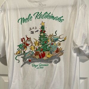 Reyn Spooner Mele Kalikimaka Holiday Tee Shirt NWT